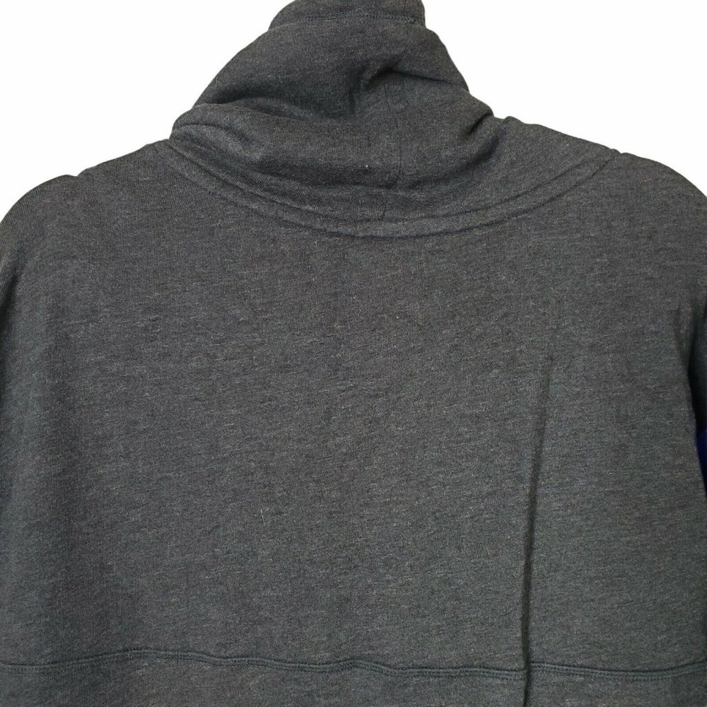 PINK VS Gray Long Sleeve Funnel Neck Sweatshirt S - Picture 8 of 11